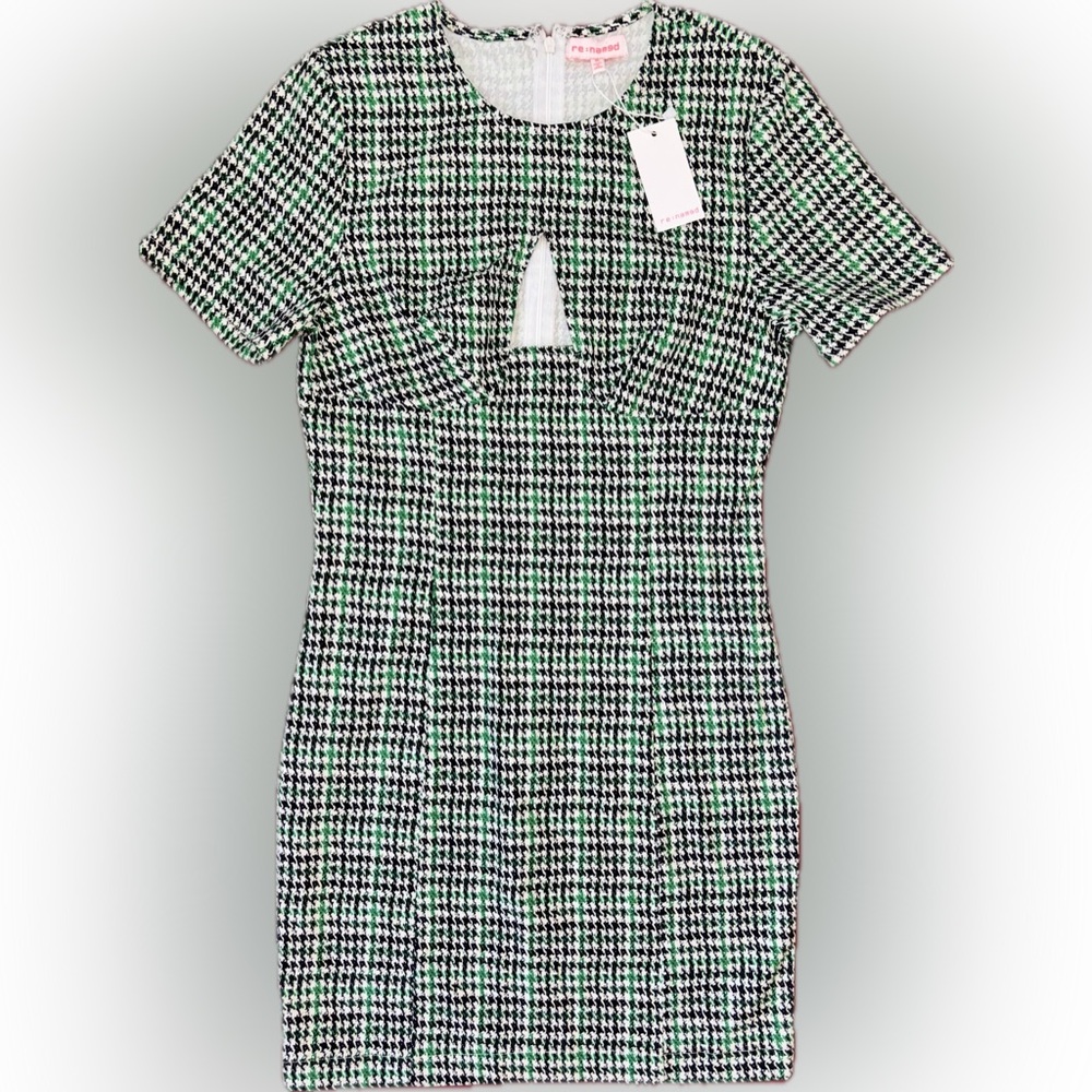 NWT Re:named Cut Out Mini Dress